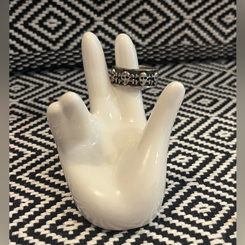 Silver Skully Ring